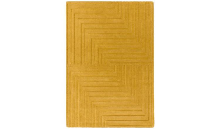 Mega Flooring Yellow Handmade  Rug - 160 x 230cm