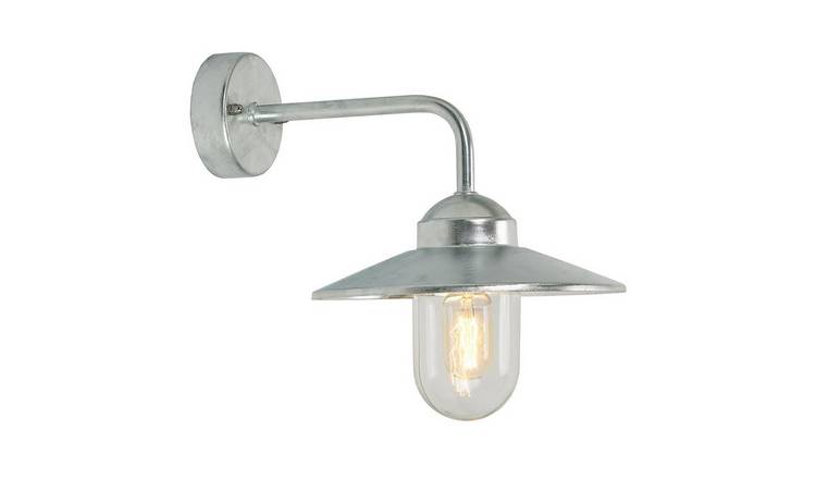 Elstead Vansbro Dome Wall Light - Galvanized