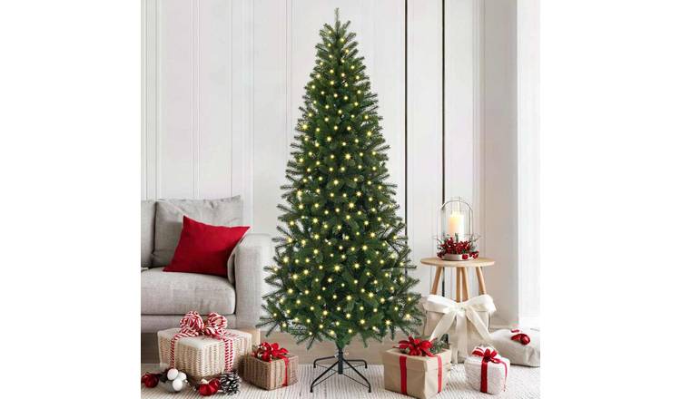 Walplus 300 LED Lamp Lights Artificial Christmas Tree - Green - 180 cm