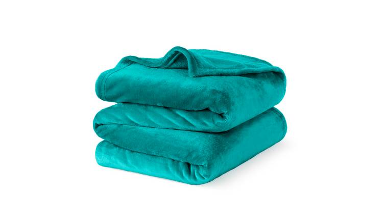 LIVIVO Luxury King Fleece Blanket - Velvet White