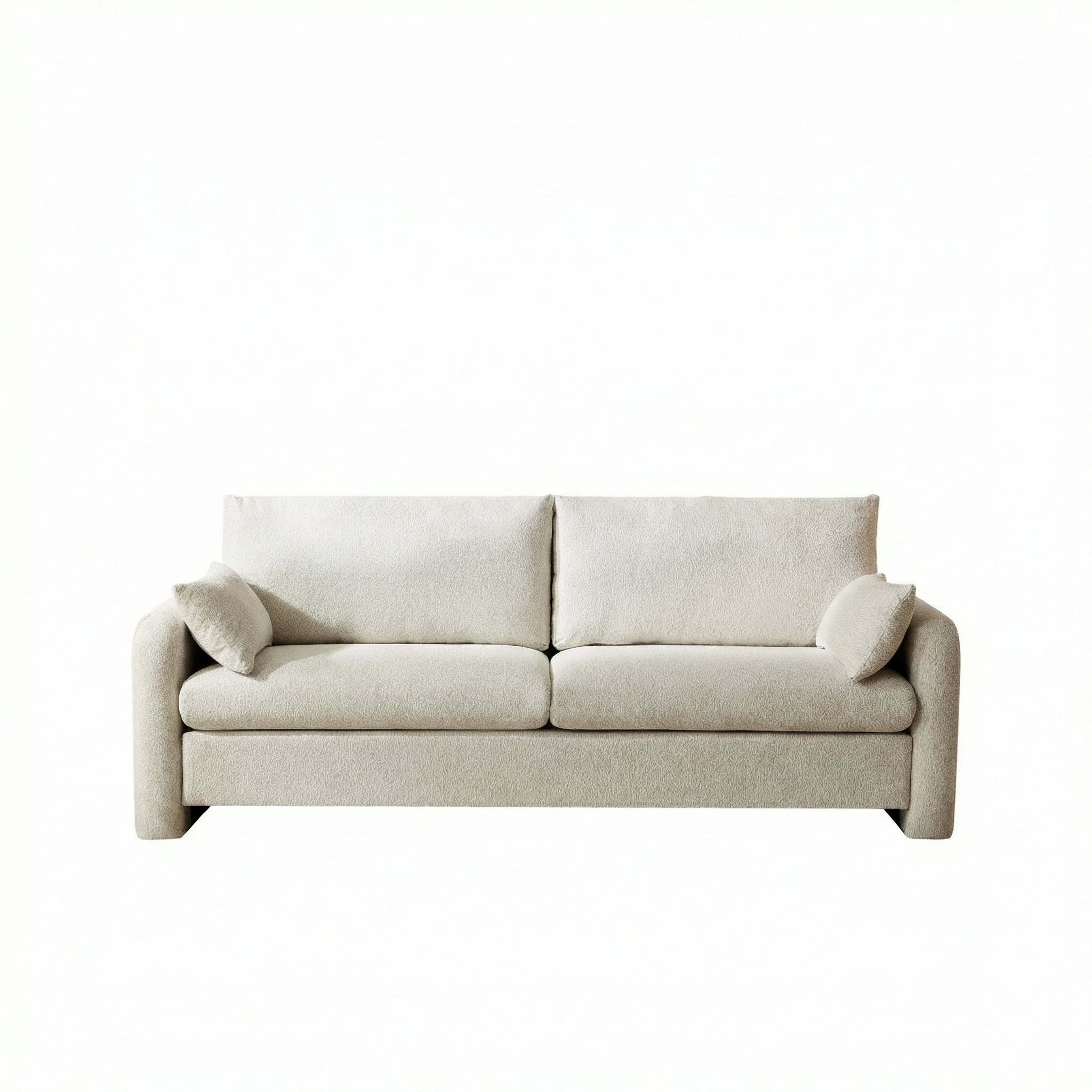 Artemis Home Shorewood 3 Seat Fabric Sofa - Beige - Image 3