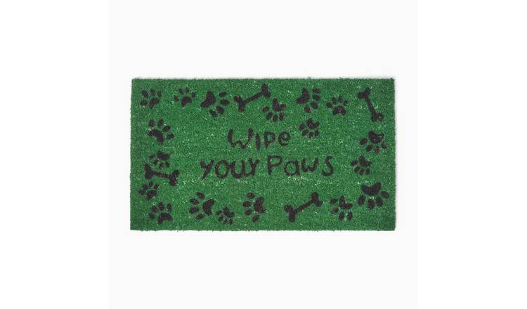 Homescapes Wipe Your Paws Coir Door Mat