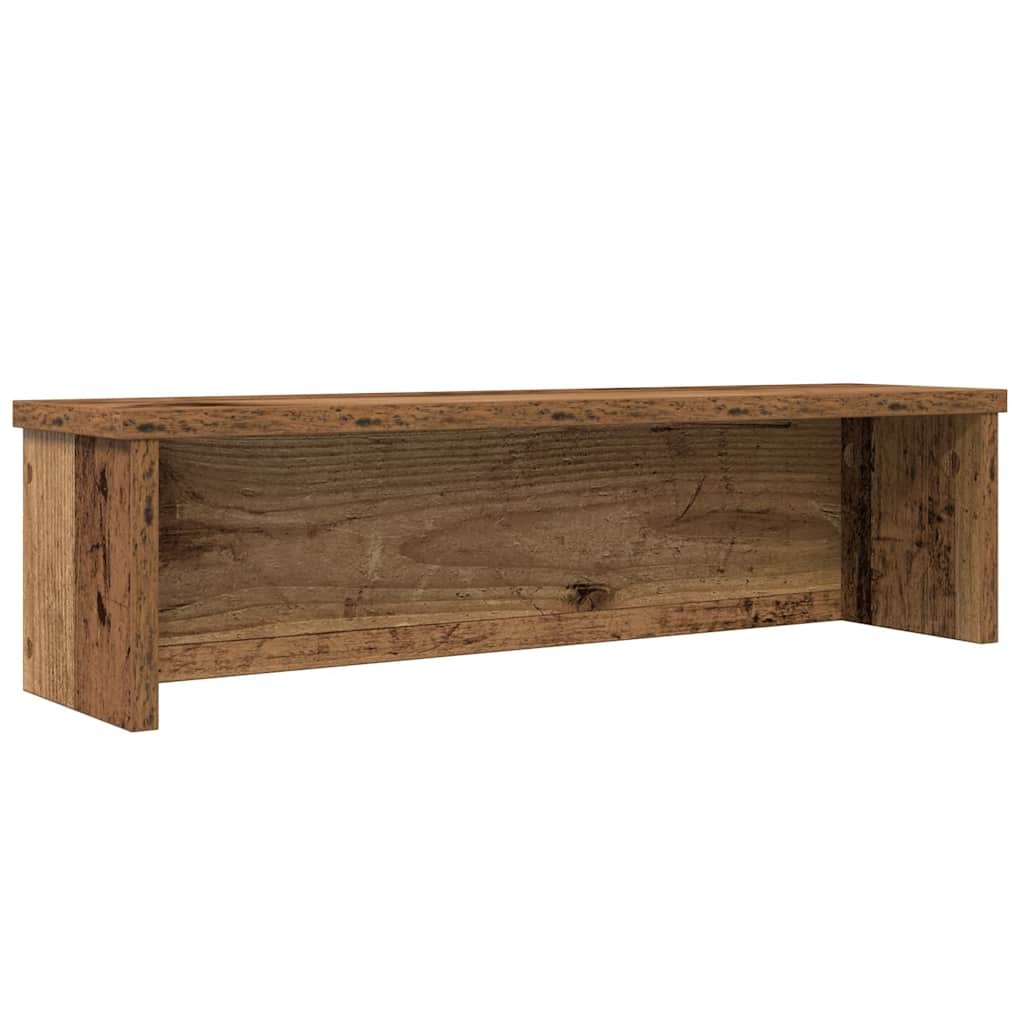 Walplus Stackable Kitchen Rack - Old Wood - 50 x 15 x 16 cm - Image 1