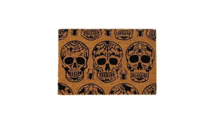 Nicola Spring Halloween Coir Door Mat - Day of the Dead