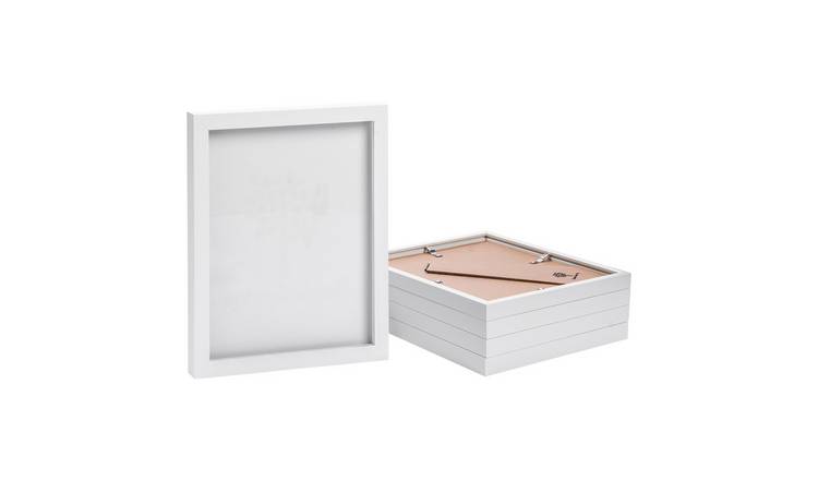 Nicola Spring Photo Frames - 8" x 10" - Set of 5 - White