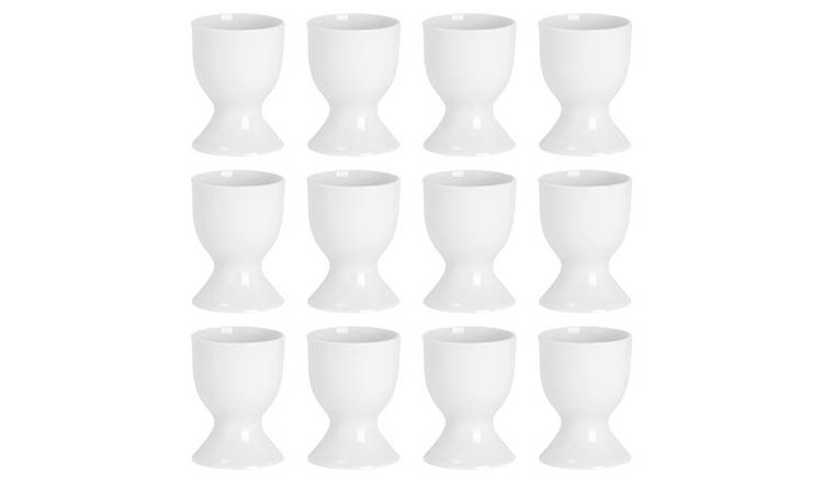 Argon Tableware Classic White Egg Cups - Pack of 12