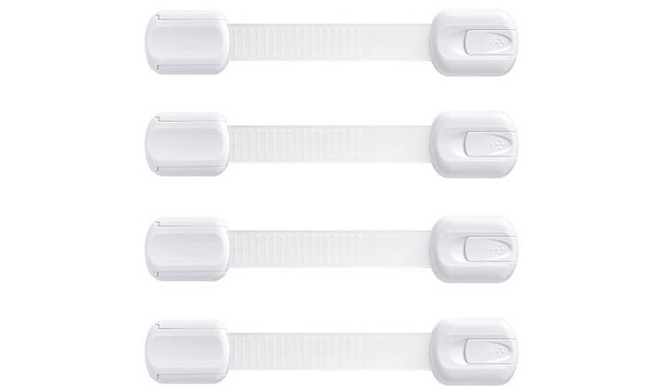 BooBoo Baby Child Safety Kitchen Cupboard Locks - 4 Pack