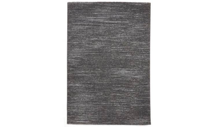 Mega Flooring Black Modern Abstract Rug - 160 x 230cm