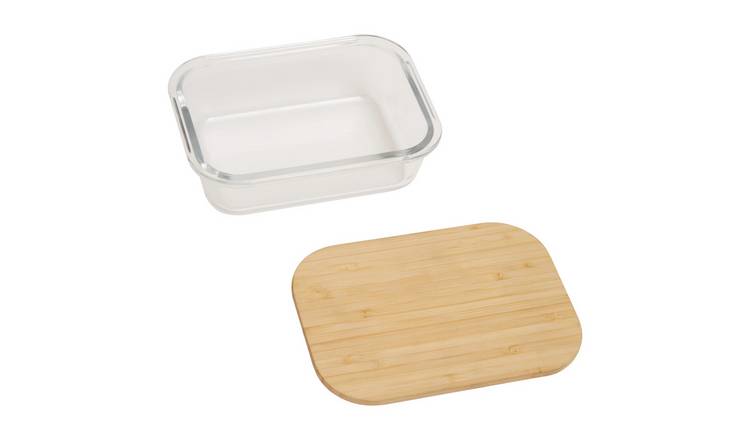 Orsina Freska 640ml Glass Container With Bamboo Lid