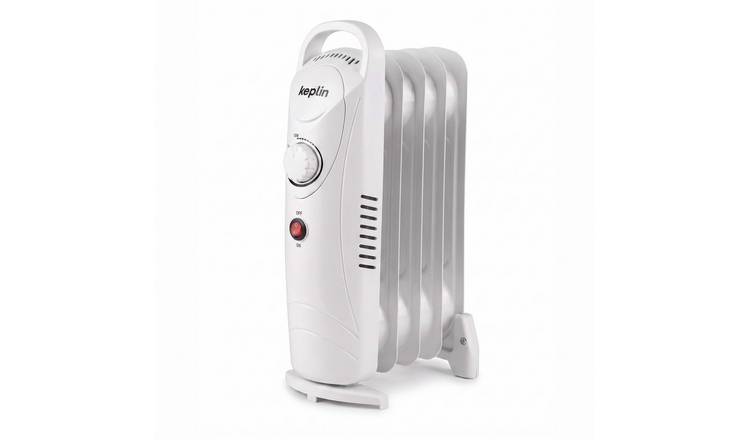 Keplin 650W Mini Oil Filled Radiator 5 Fin - White