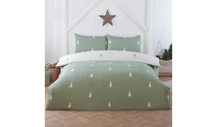Rapport Fir Green Duvet Cover Set - Single