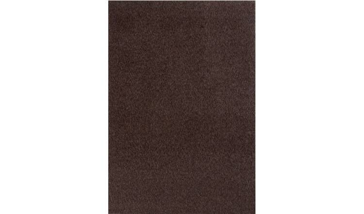 The Rugs Brown Flex Solid Rug - 200 x 290cm