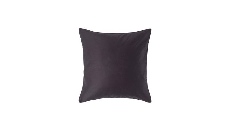 Homescapes Egyptian Cotton Sateen Pillowcase - 40 x 40 cm - Dark Grey