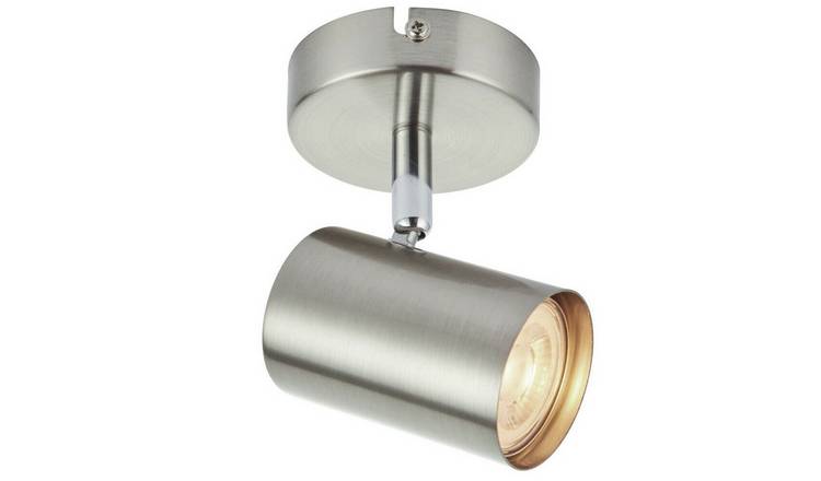 Loops Direct Steel Adjustable Spotlight Product - Satin Chrome