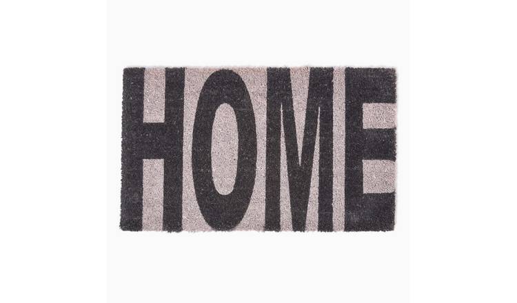 Homescapes HOME 100% Natural Coir Doormat