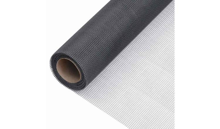 Walplus Fiberglass Mesh Screen - Grey - 500 x 112 cm