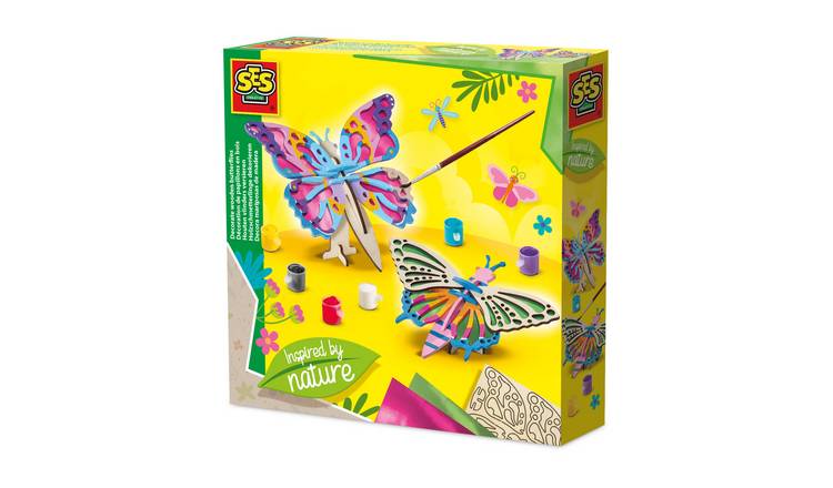 SES Creative Decorate Wooden Butterflies Craft Set