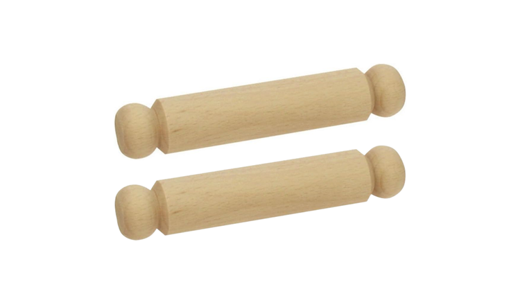 Bigjigs Toys Small Rolling Pin (Pack of 2) - 3 Years +