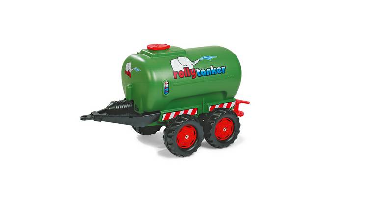 Rolly Toys Jumbo Twin Axle Tanker Trailer with Rear Tap - Green