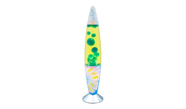 Global Gizmos Lava Lamp - Green Tie Dye
