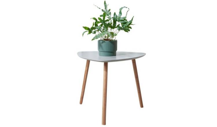 Noa & Nani Malme Large Side Table - Chalk Grey & Natural Pine