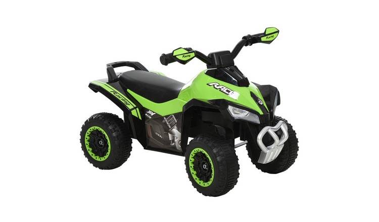 HOMCOM Music Lights Toddler Kids Sliding Car - Green