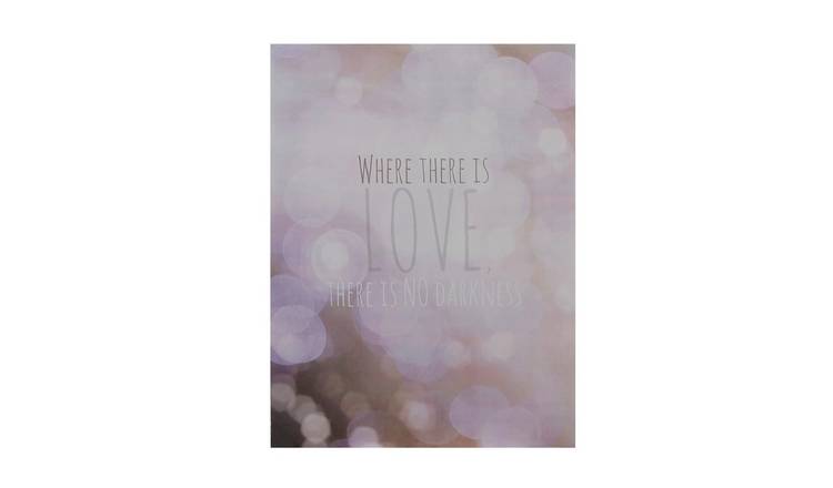 Orsina Madera Where There Is Love Wall Plaque