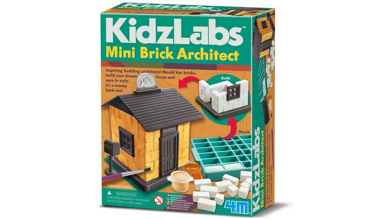 4M KidzLabs Mini Brick Architect - 5 Years +
