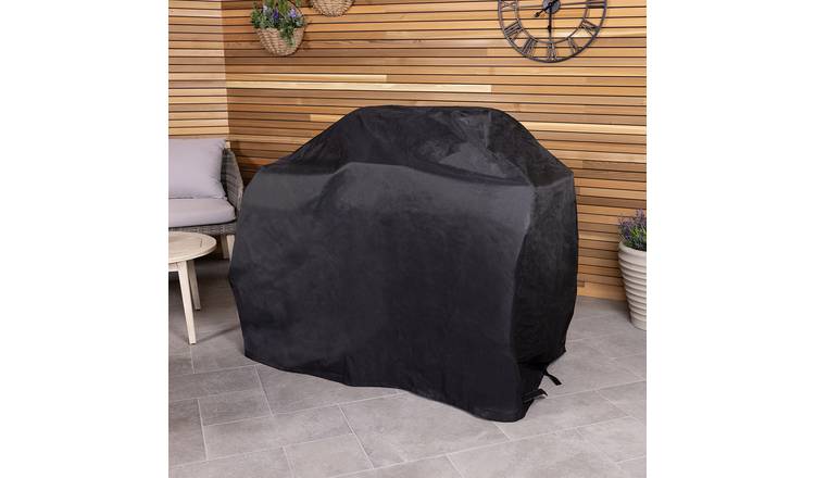Charles Bentley Universal Waterproof Gas Charcoal Large BBQ Cover - Black