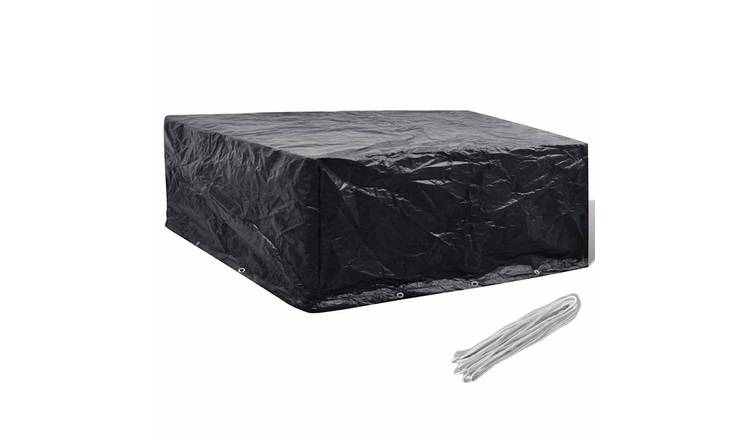 Walplus Aluminium Garden Furniture Cover - Black - 260 x 260 x 90 cm