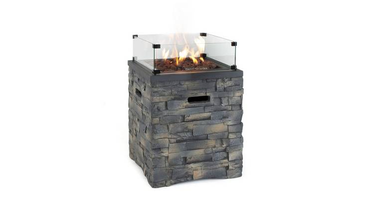 Kettler GB MGO Stone Fire Pit Square - 52cm