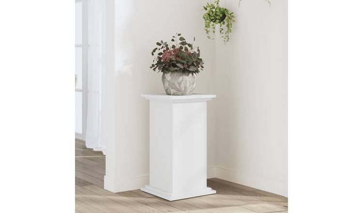 Walplus Engineered Wood Plant Stand - White - 33 x 33 x 60 cm