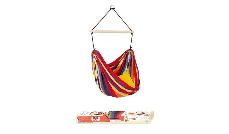 Amazonas Relax Children's Cotton Hanging Chair – Rainbow