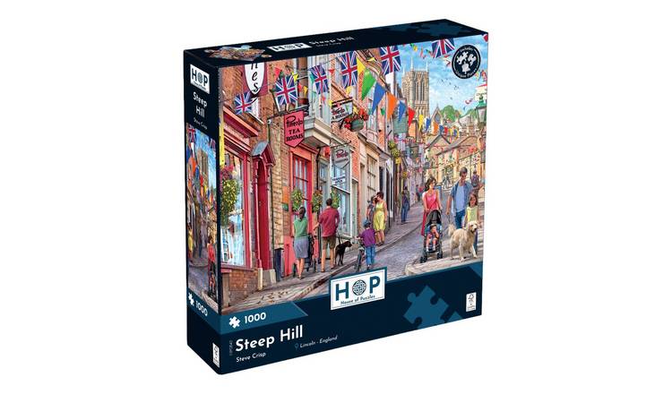 The House of Puzzles Steep Hill 1000 Piece Jigsaw Puzzle