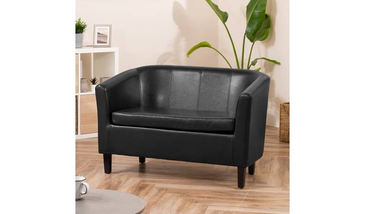 Artemis Home Meriden 2 Seat Tub Sofa - Black