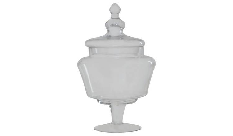Orsina Olivia Glass Candy Large Storage Jar – Clear