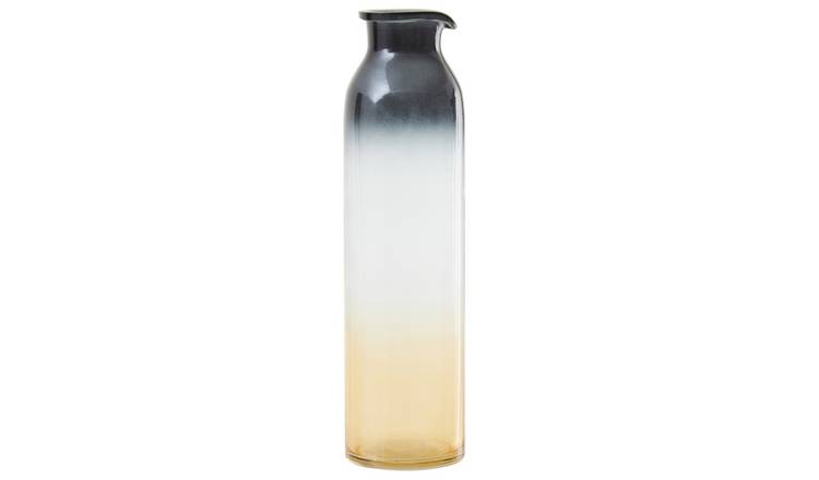 Orsina Glynn Large Bottle Vase – Black and Gold