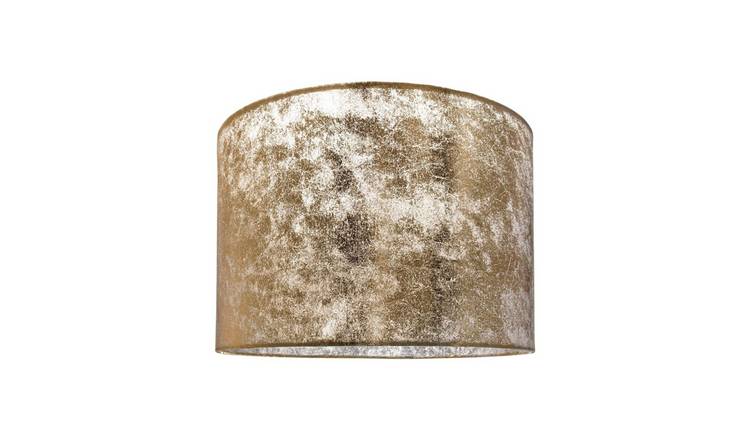 Happy Homewares Gold Foil Effect Lampshade - 25cm