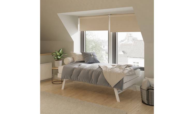 GFW Madrid Single Wooden Trundle Bed - White