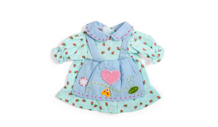 Bigjigs Toys Blue Strawberry Dress For Small Doll