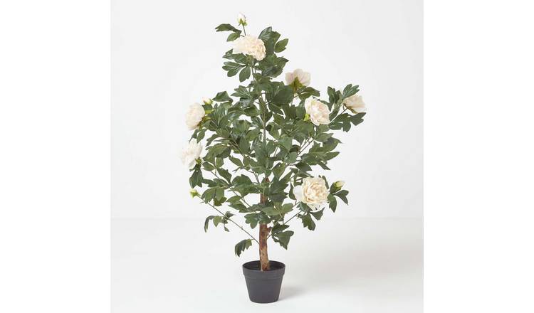 Homescapes Handcrafted Peony Tree artificial - Orange