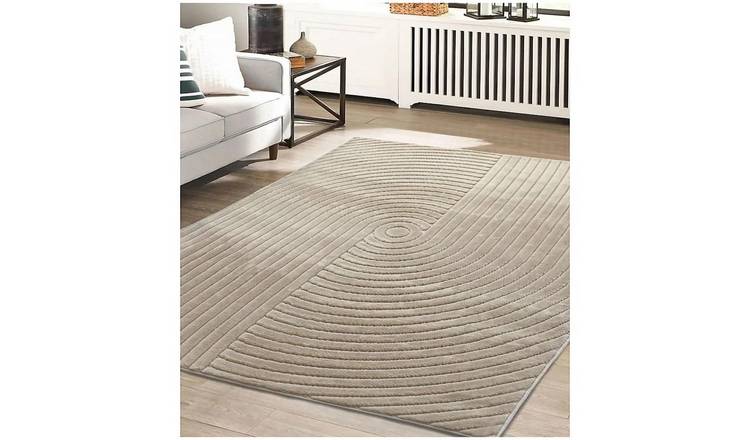 Mega Flooring Beige Modern  Rug - 160 x 230cm