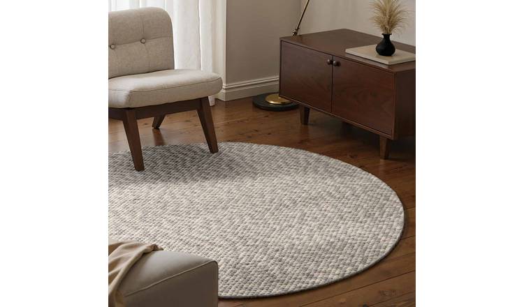 Hanse Home Grey Lyon Beans Round Rug - 160cm