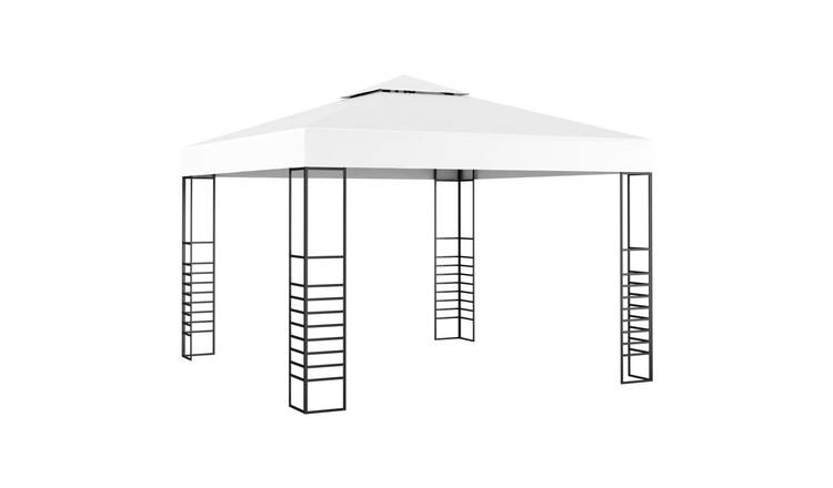 Walplus 3 x 3 m Garden Marquee - White