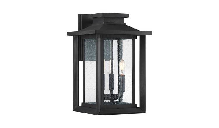 Elstead Quoizel 3 Arm Wall Light - Earth Black