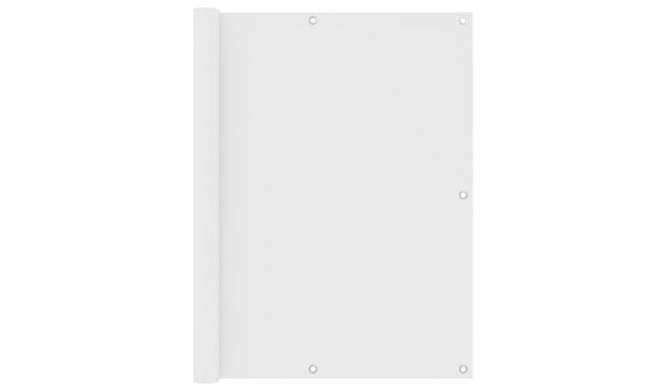 Walplus Polyester Oxford Balcony Screen - White - 120 x 400 cm