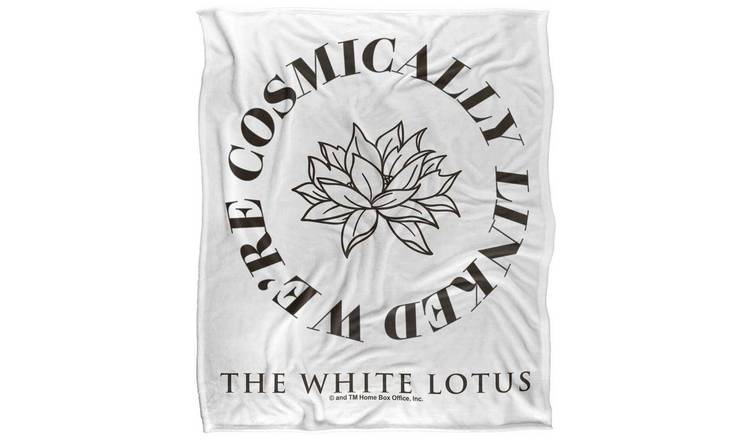 The White Lotus Cosmic Logo Blanket - 147cm x 91cm