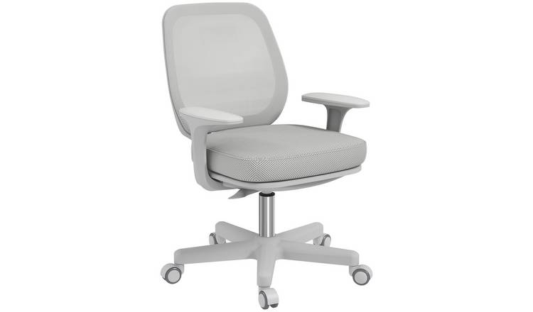 Vinsetto Breathable Mesh Swivel Desk Chair - Grey