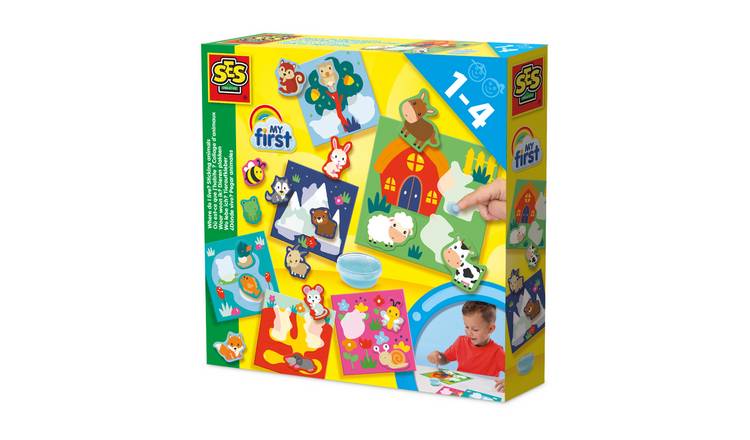 SES Creative My First Where Do I Live Sticking Animals Activity Set