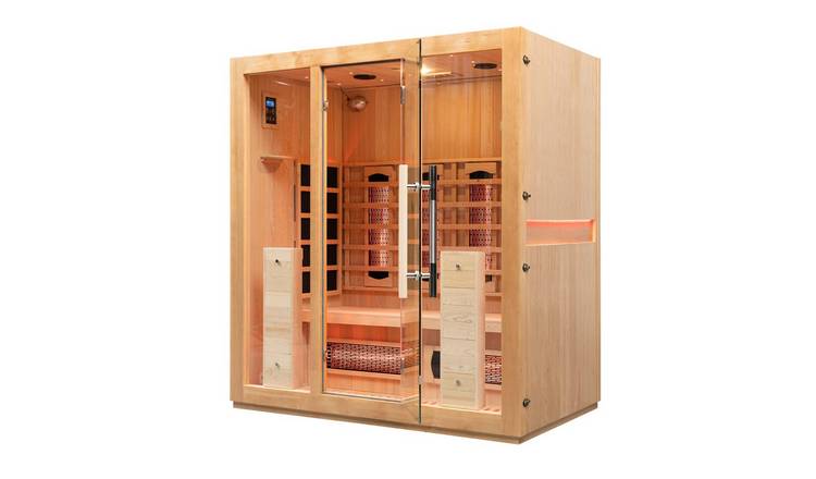 Vidalux Premier 4 Person Full Spectrum Infrared Sauna with Complete Heat